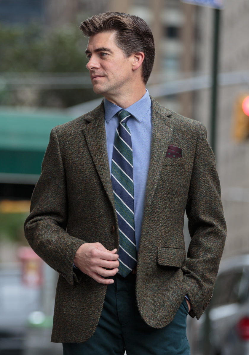 Harris Tweed Herringbone Sport Coat