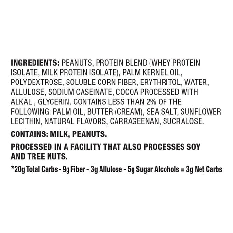 Quest Nutrition Goey Caramel Candy Protein Bar Ingredients
