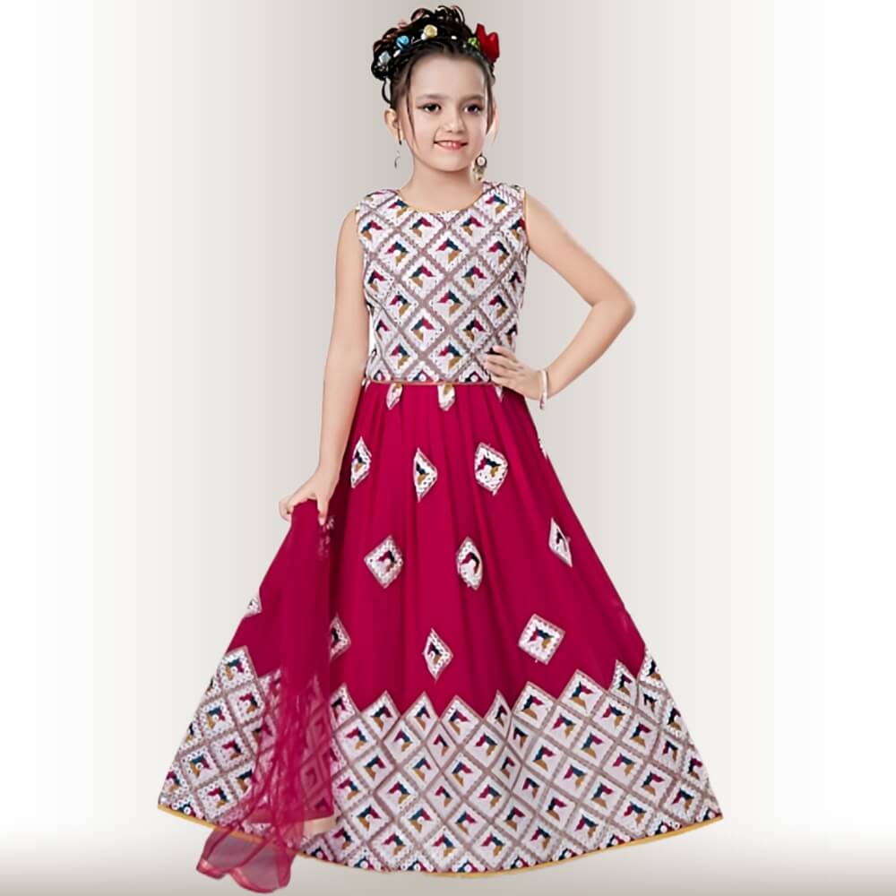 mahantjifashion Girls Lehenga Choli Ethnic Wear Embroidered Lehenga, Choli  and Dupatta Set Price in India - Buy mahantjifashion Girls Lehenga Choli  Ethnic Wear Embroidered Lehenga, Choli and Dupatta Set online at  Flipkart.com