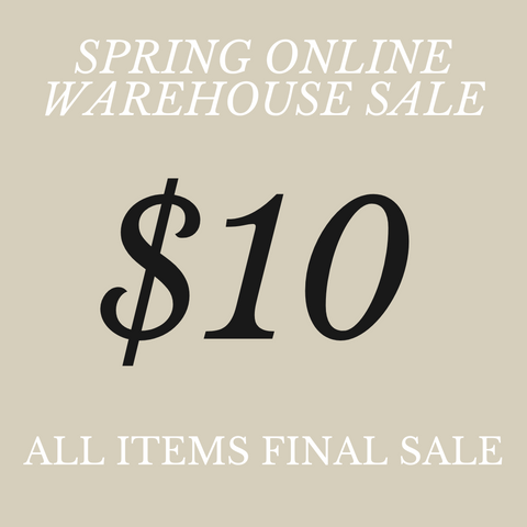 Spring Online Warehouse Sale – Kiloh + Co.