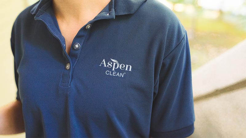 AspenClean professional cleaner's uniform 