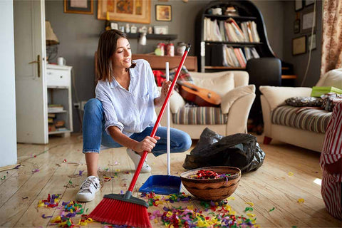 Post-Halloween Party Cleaning Tips - Glitters