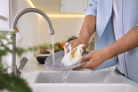 How to clean kitchen sponge