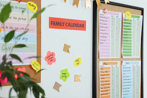 How To Create A Family Cleaning Schedule - Calendar