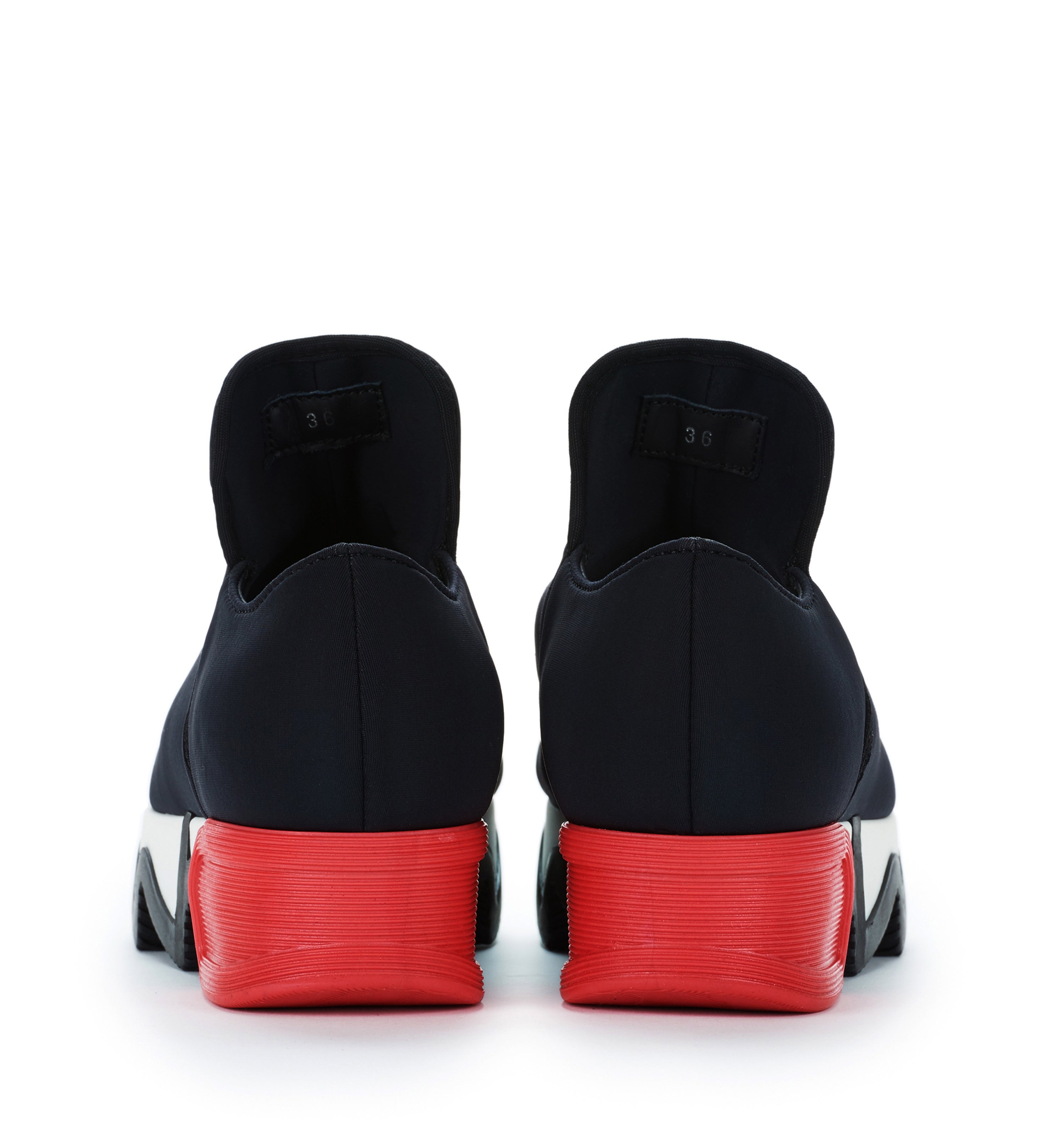 Unisex Black Red Neoprene Sneaker – iRi