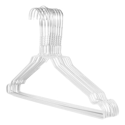 WAWAK Commercial Grade Metal Shirt Hangers - 18 Length/ 14.5