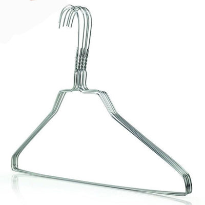  Homeneeds Metal 100 White Wire Hangers 18 Standard