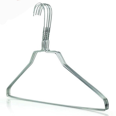 BriaUSA Heavy Duty 50 Pack Coat Hangers 18 inch Length 11.5 Gauge Thickness  Galvanized Metal Wire