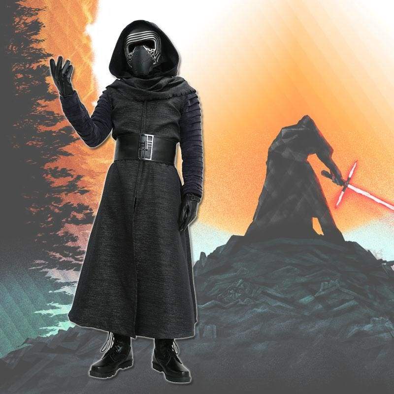 Xcoser Kylo Ren Costume Star Wars VII The Force Awakens Cosplay Villai