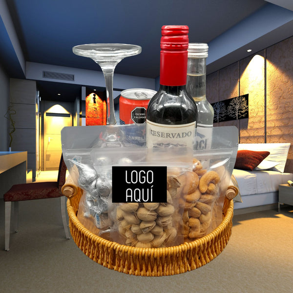 Snacks personalizados para el minibar en las habitaciones de hoteles