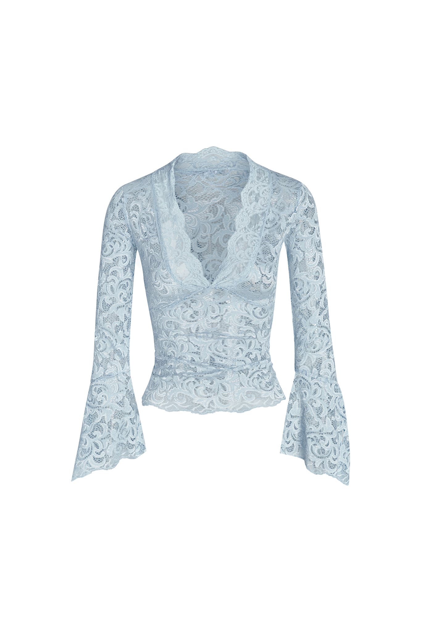 GEMMA TOP - BLUE : BABY BLUE