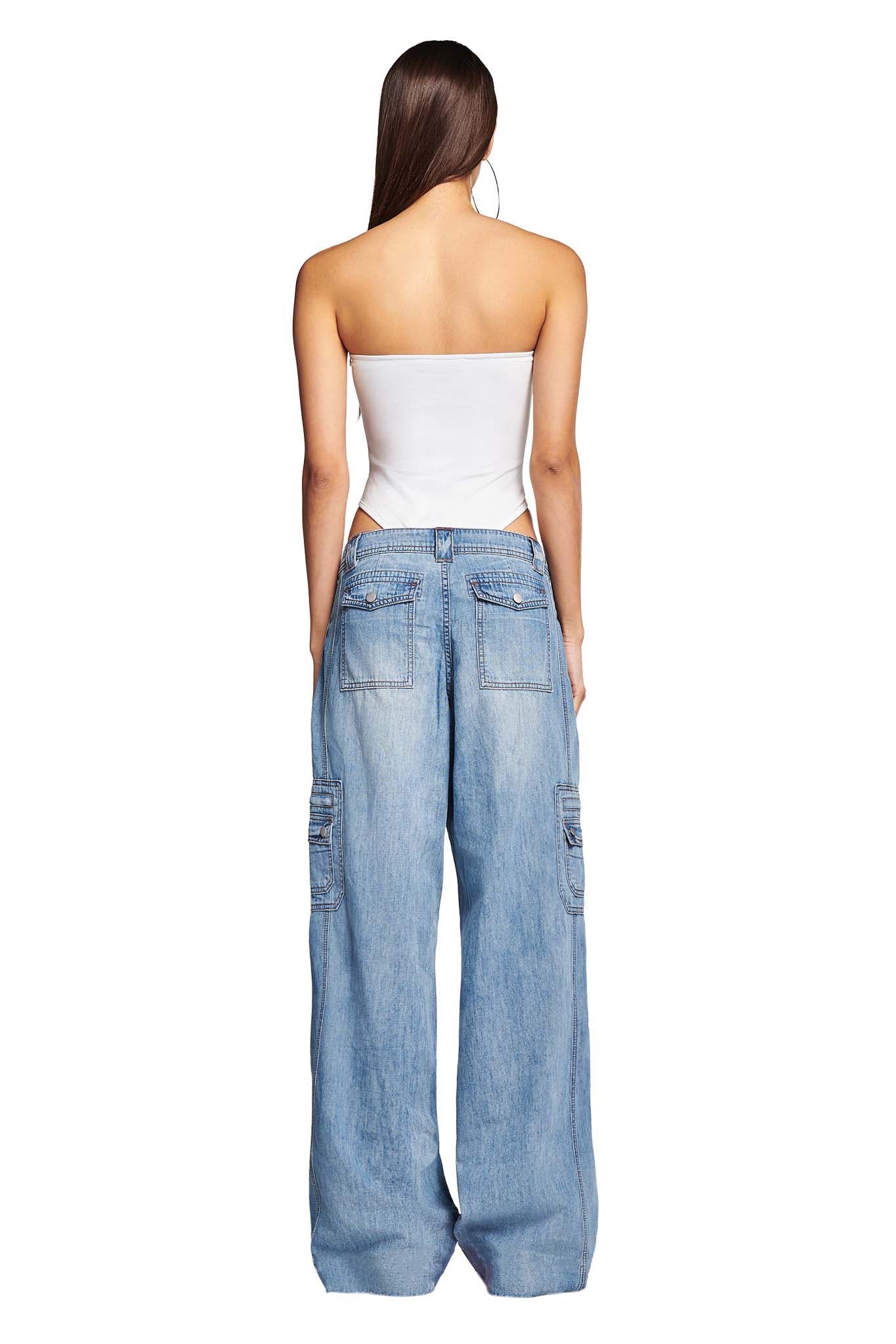 HARLIN PANT - BLUE : DENIM : LIGHT DENIM