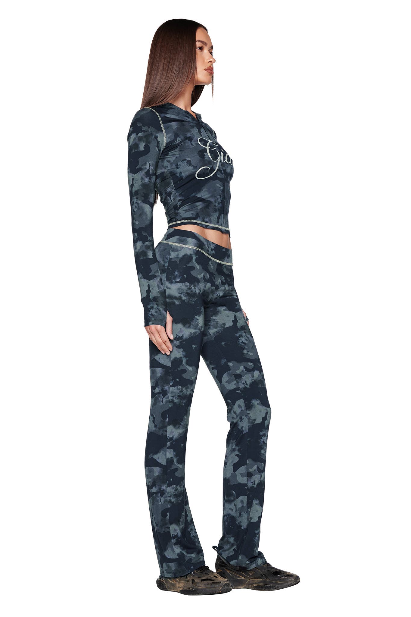 BLARE TRACKPANT - GREEN : CAMO