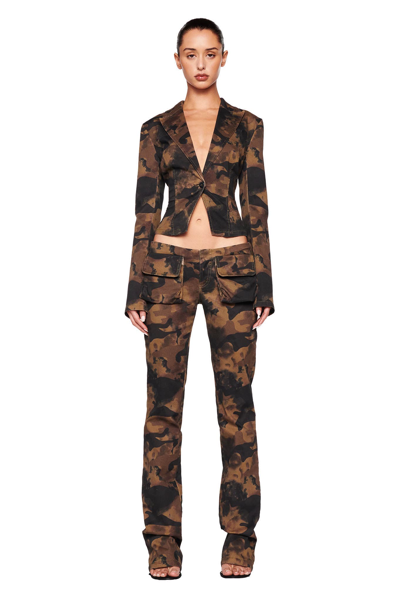 KIMANI BLAZER - GREEN : CAMO