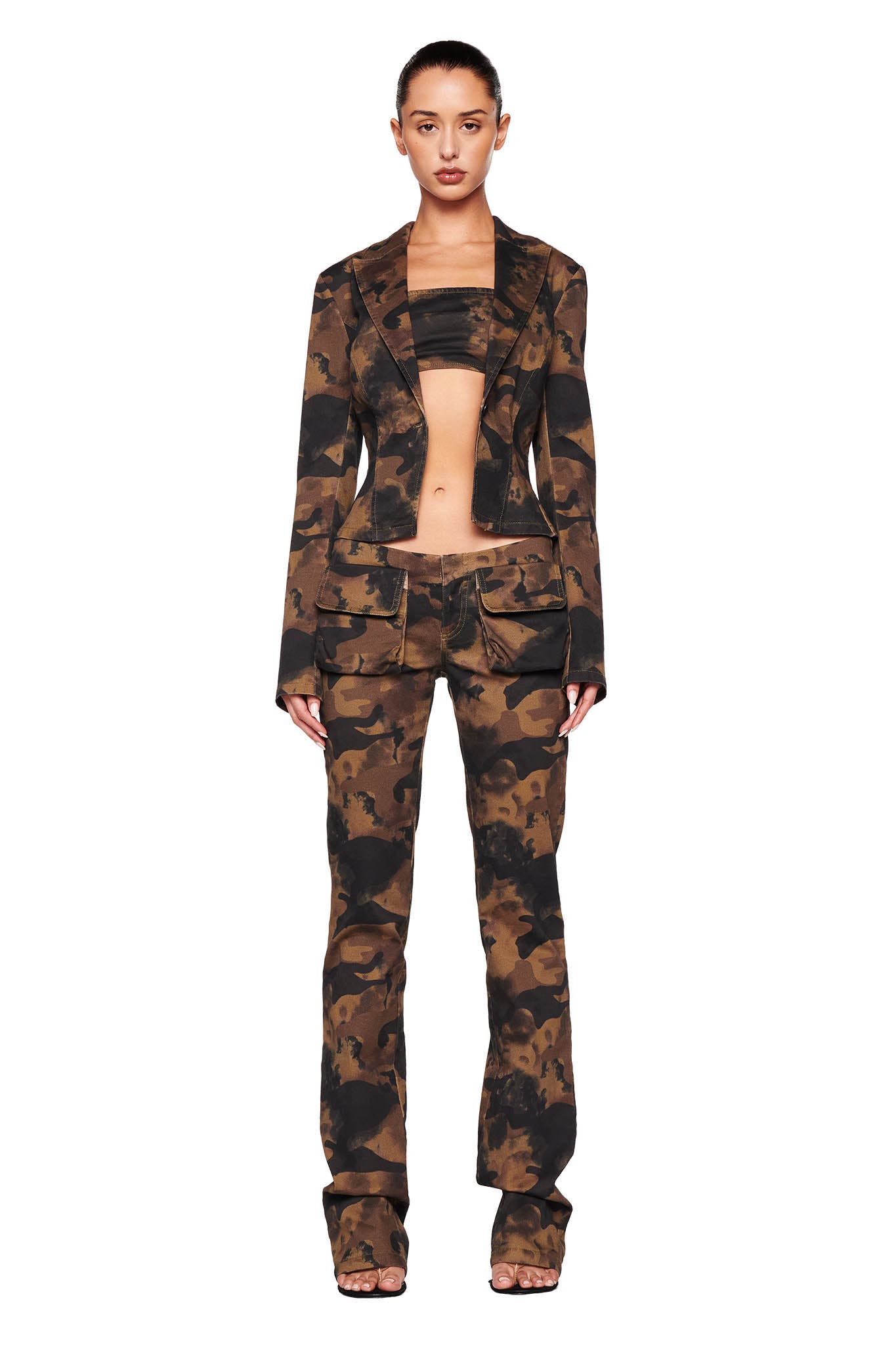 KIMANI BLAZER - GREEN : CAMO