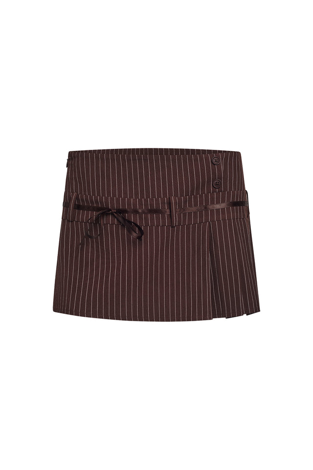 MICA SKIRT - BROWN