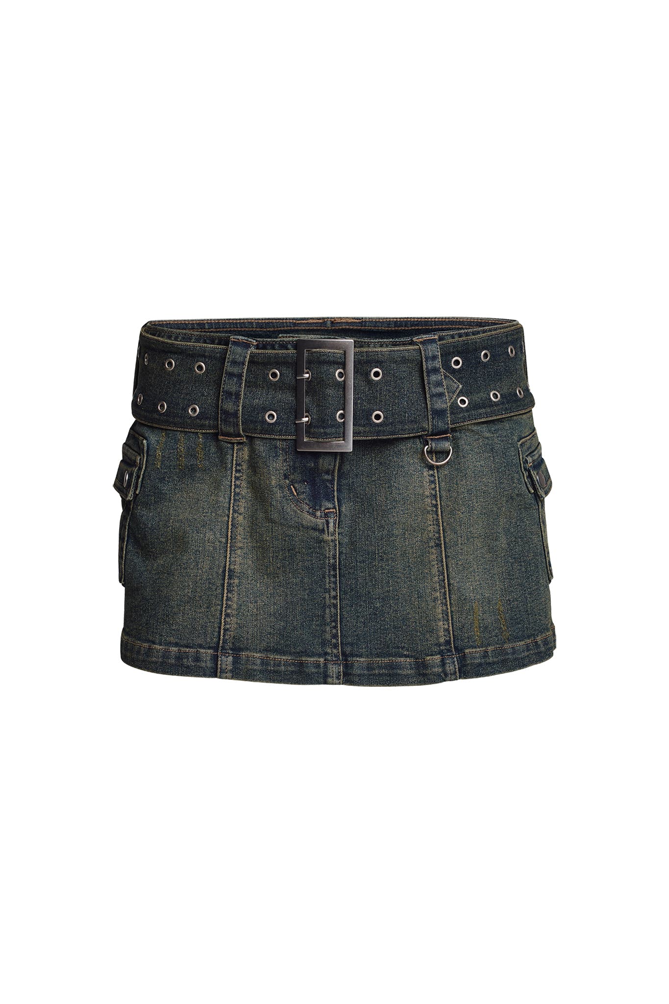 JORDAN DENIM SKIRT - ANTIQUE DARK WASH