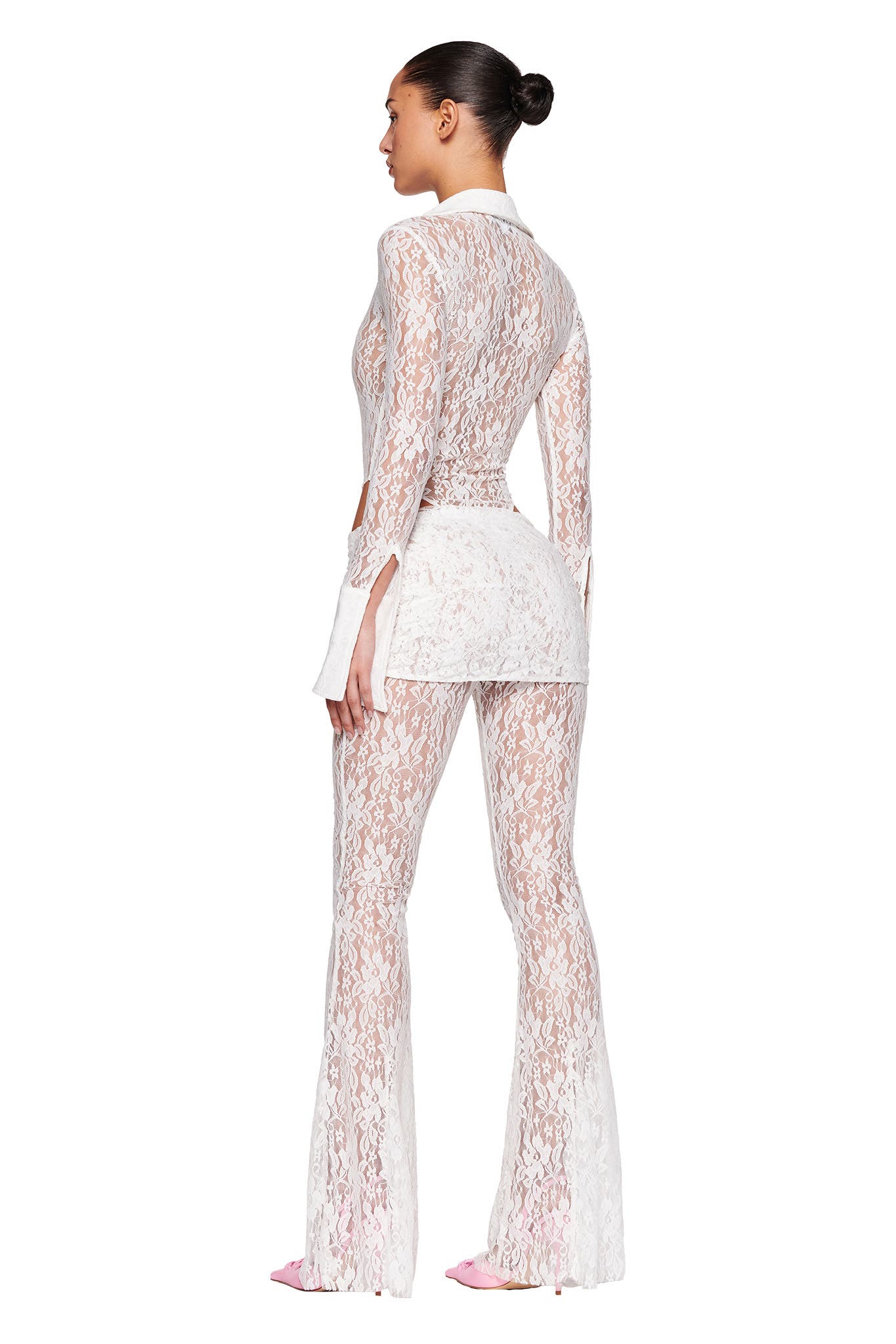 KYLEAH PANT - WHITE : LACE