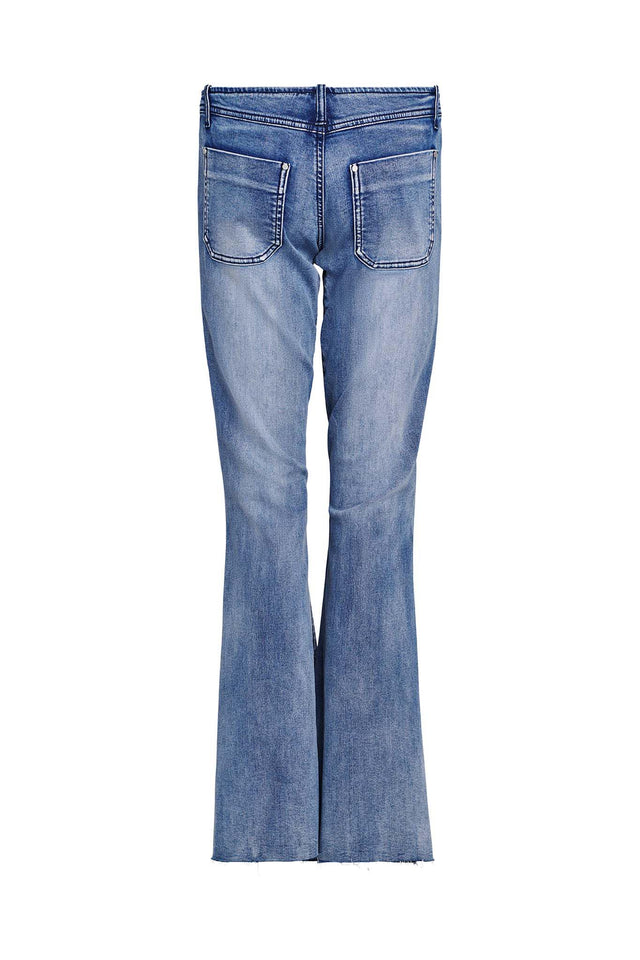 LILU JEANS - BLUE : DENIM BLUE