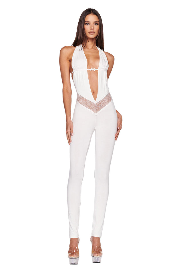 ASTORA JUMPSUIT - WHITE