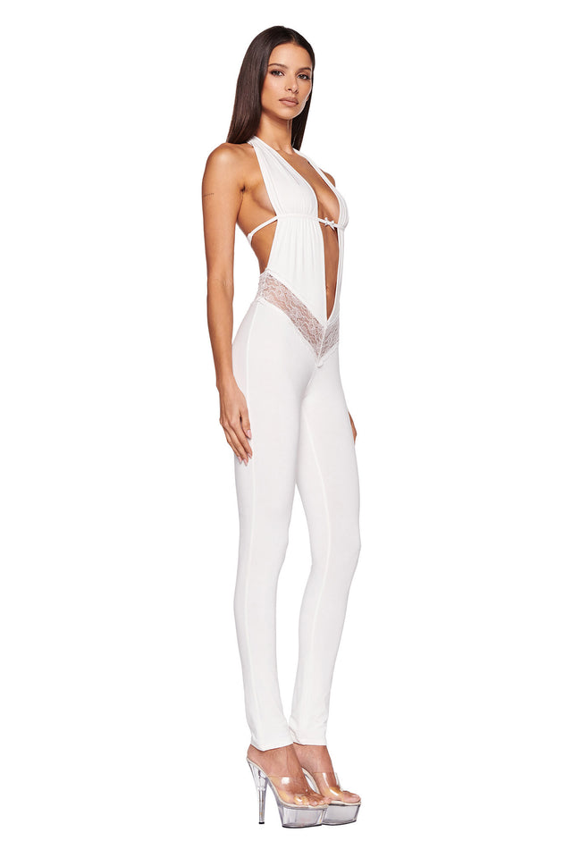 ASTORA JUMPSUIT - WHITE