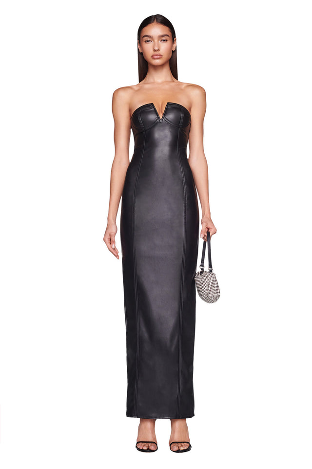 EVANNA MAXI DRESS - BLACK