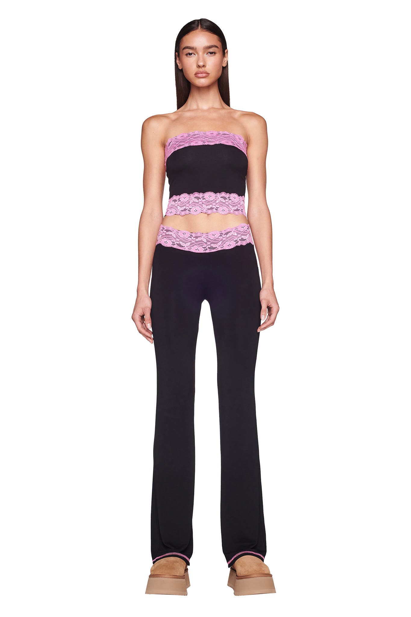 TARSHA PANT - BLACK/PINK