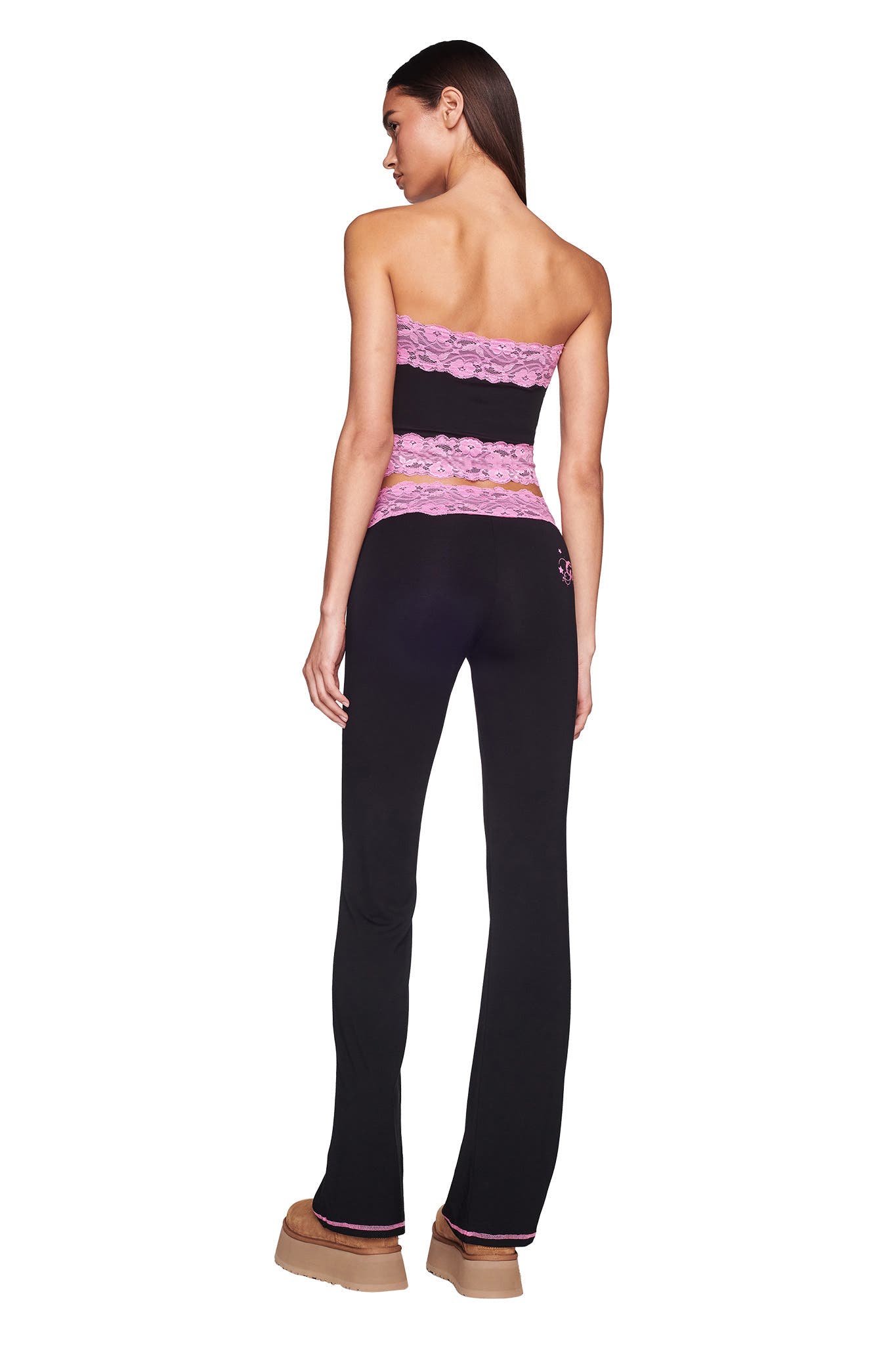 TARSHA PANT - BLACK/PINK