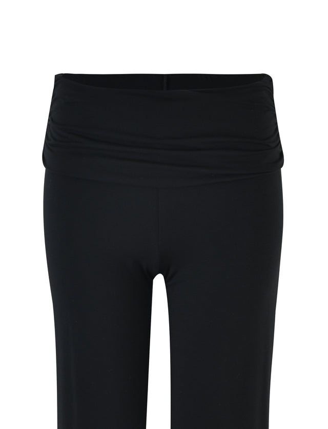 JANNIS PANT - BLACK : SOLID BLACK