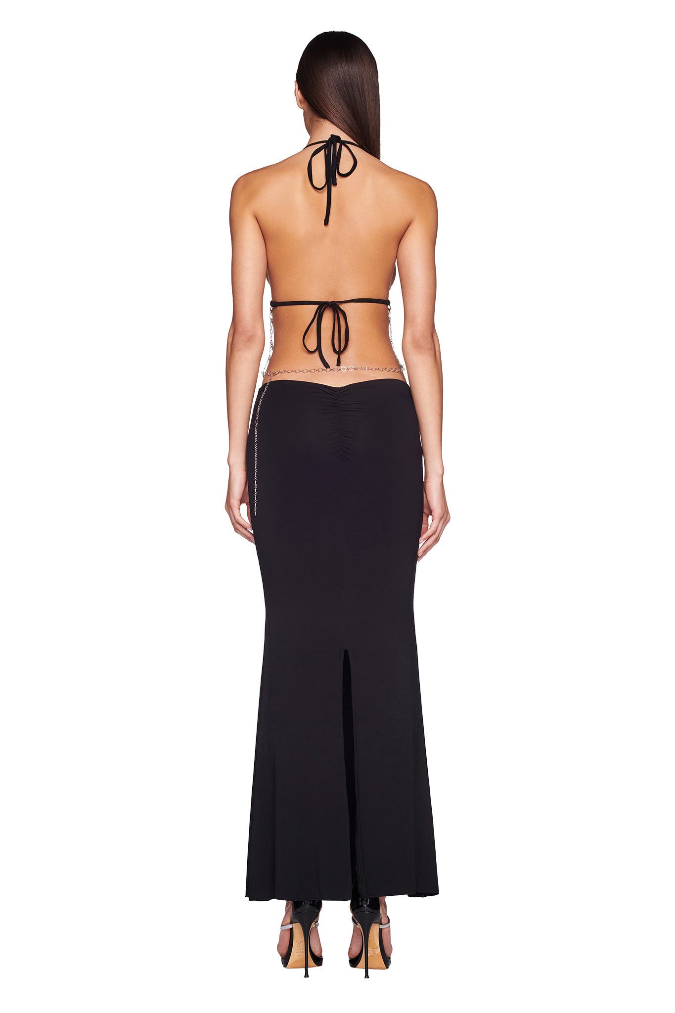 AMALTHEA MAXI DRESS - BLACK