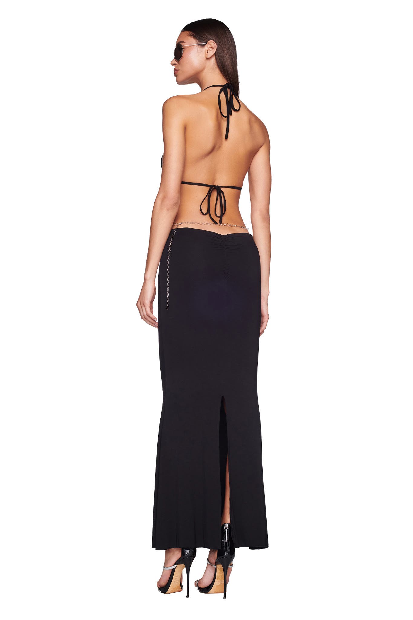 AMALTHEA MAXI DRESS - BLACK