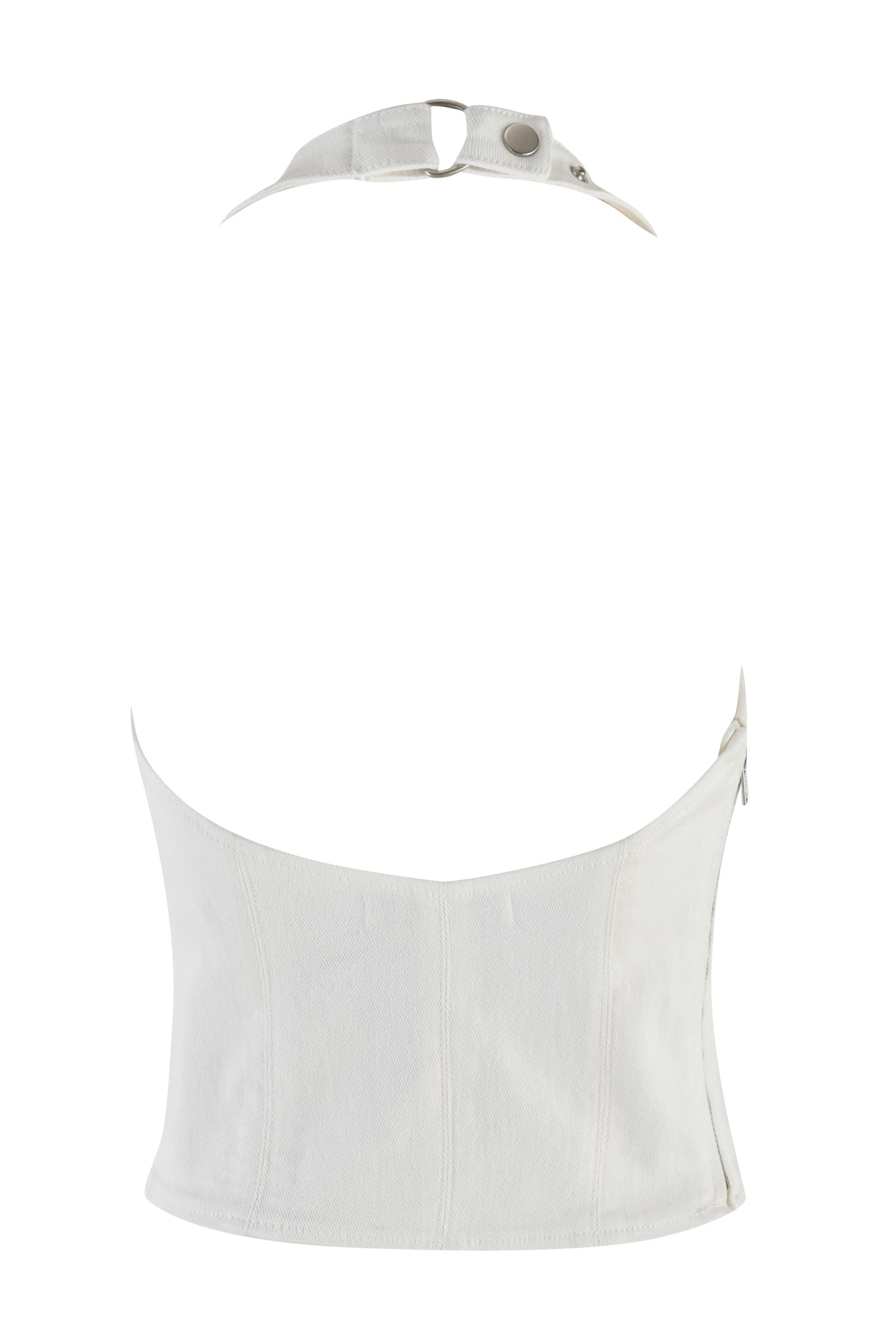 SAFFIYAH TOP - WHITE : DENIM