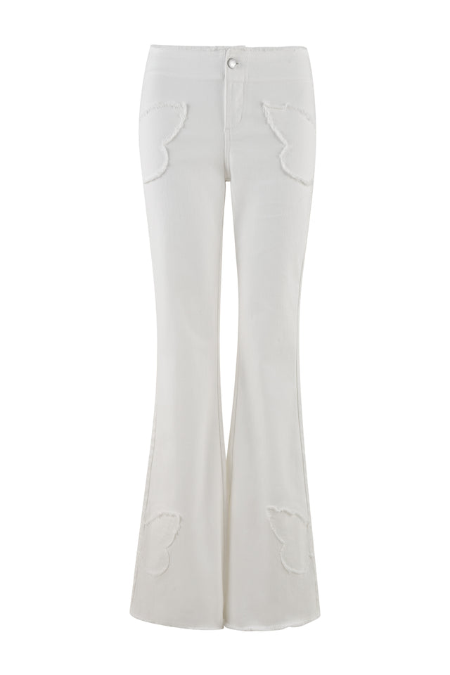 SAFFIYAH PANT - WHITE : DENIM