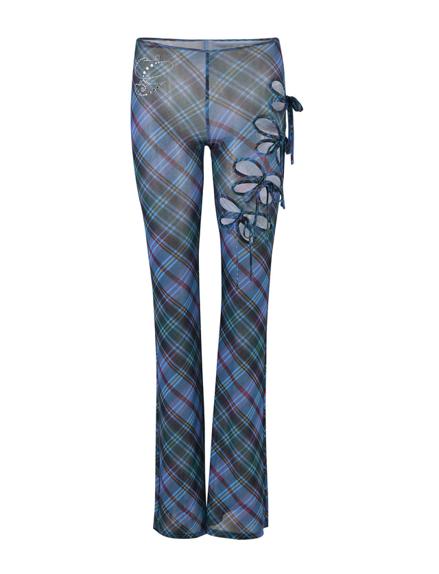 VIOLA PANT - BLUE : CHECK