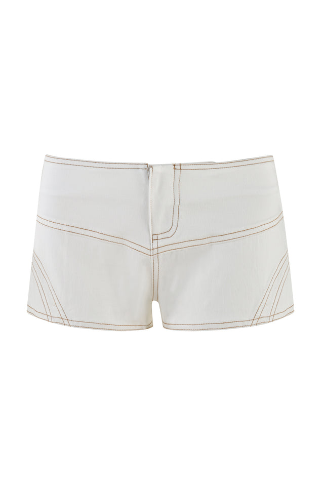 SEQUOIA SHORT - WHITE : DENIM