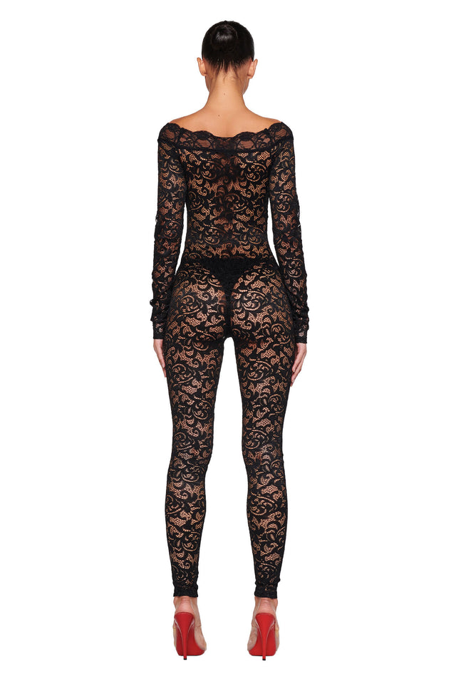 GEMMA CATSUIT - BLACK