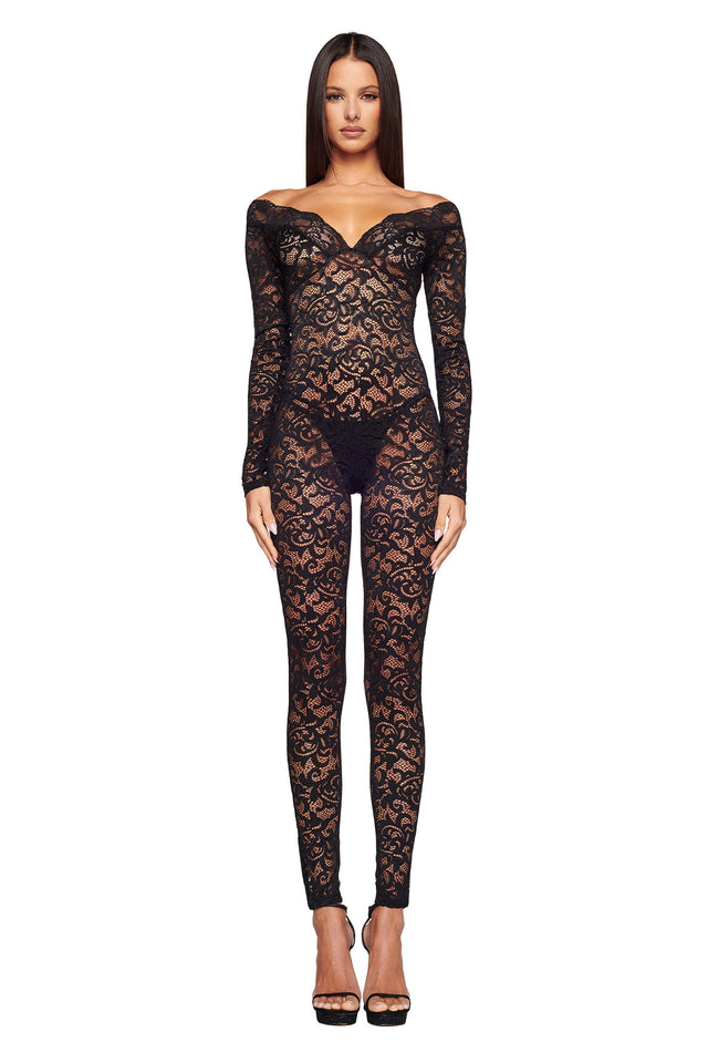 GEMMA CATSUIT - BLACK