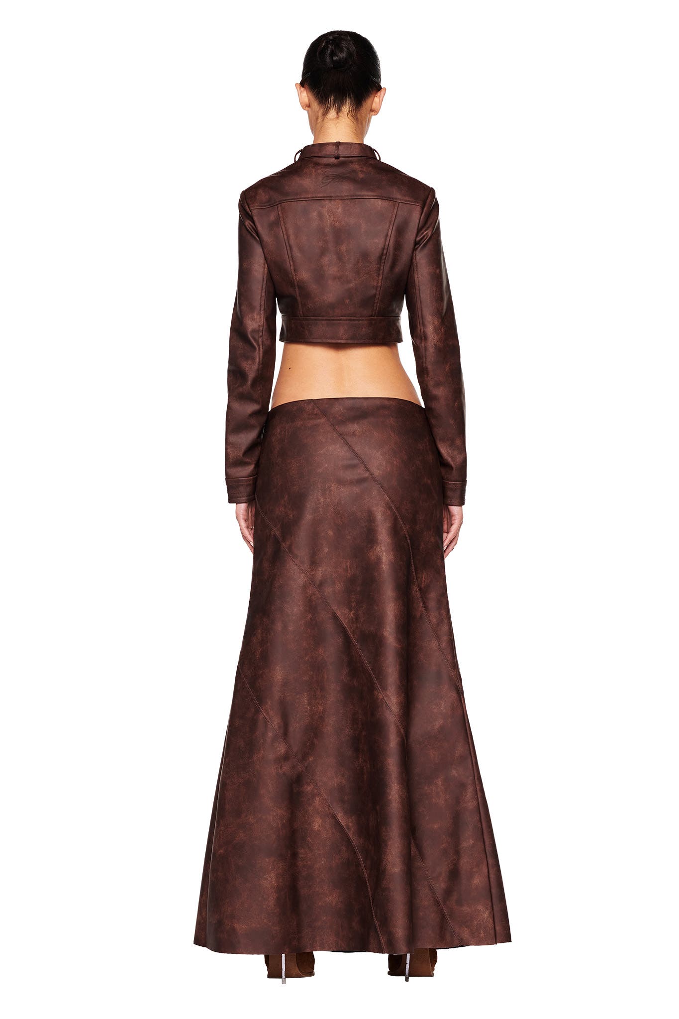 AROX SKIRT - BROWN