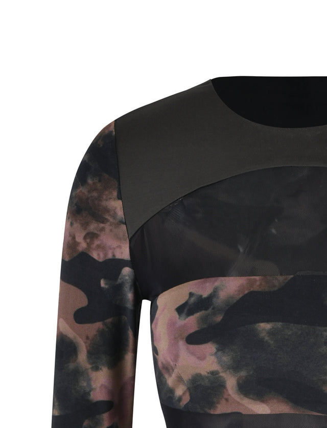 LUMINE TOP - GREEN : CAMO