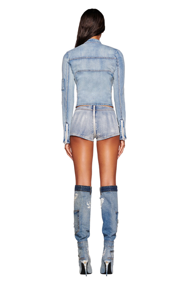 EVA SHORT - BLUE : DENIM