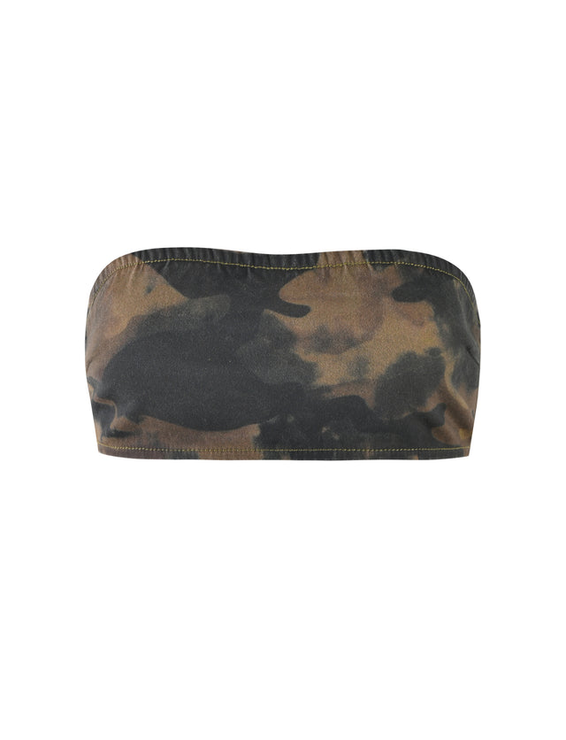 KIMANI BANDEAU - GREEN : CAMO