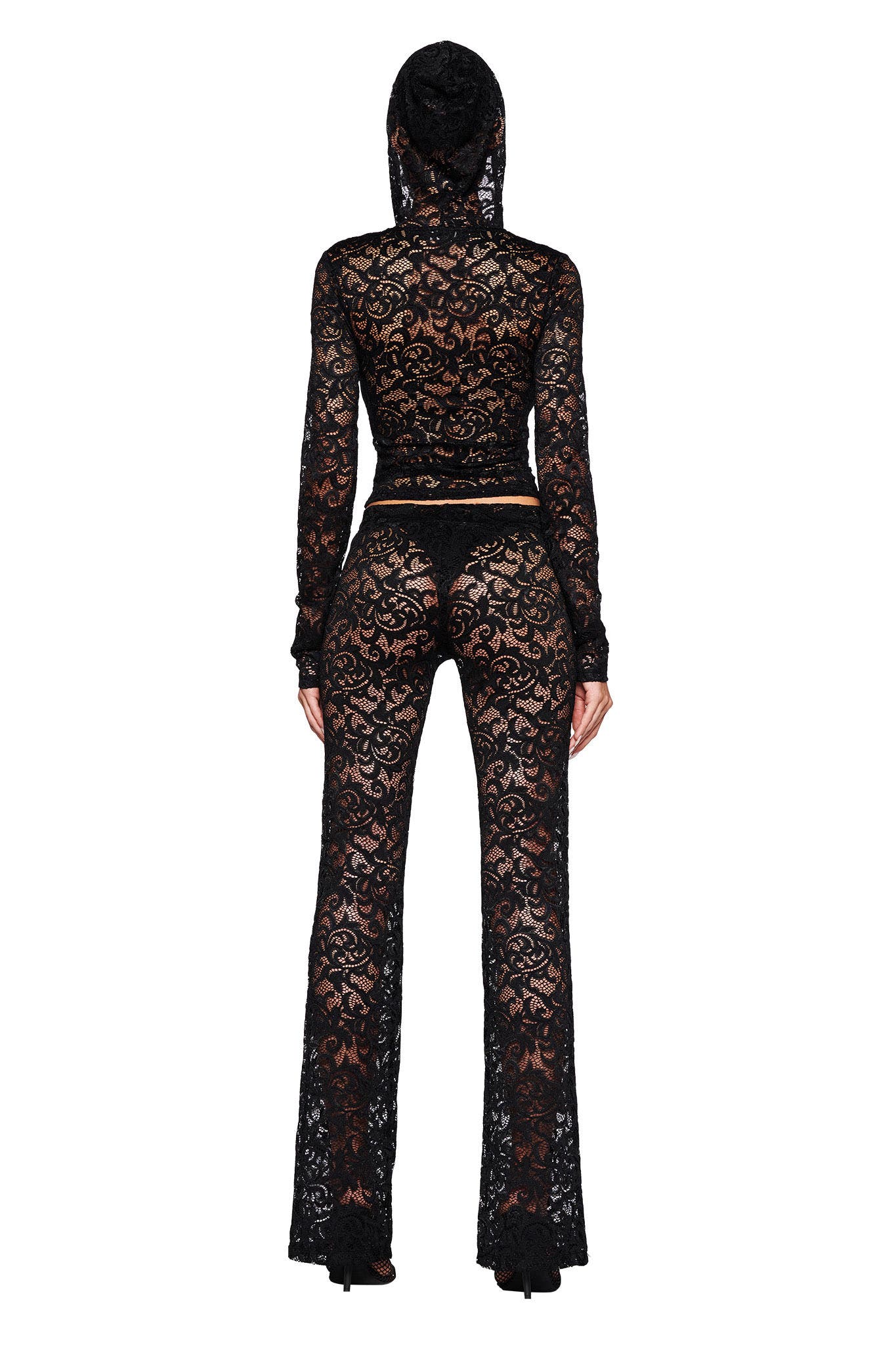 BLARE TRACKPANT - BLACK : LACE