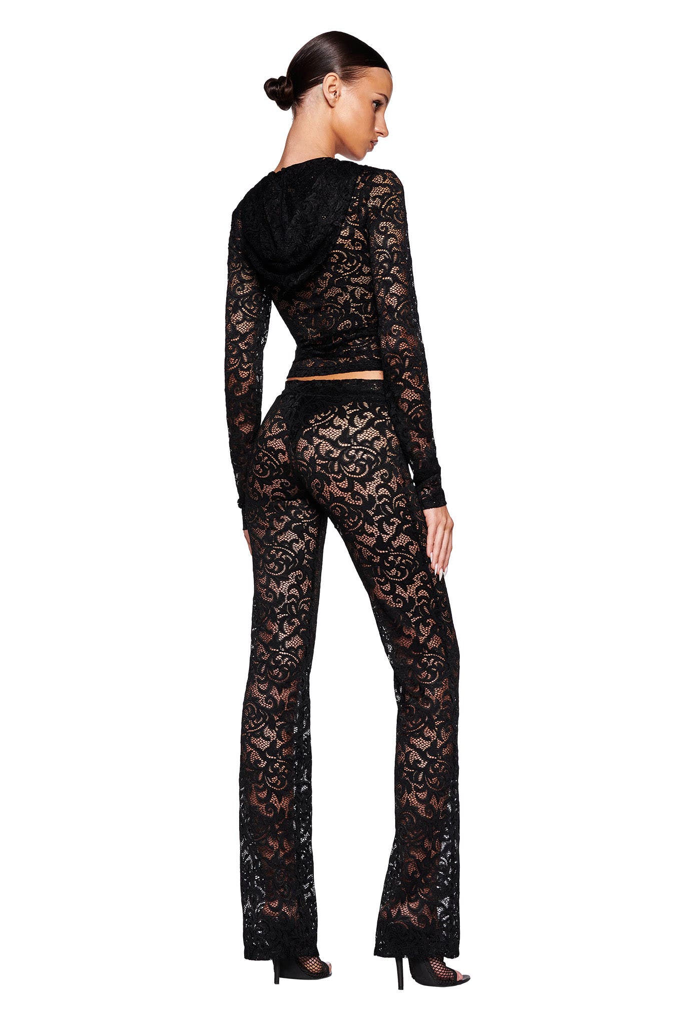 BLARE TRACKPANT - BLACK : LACE