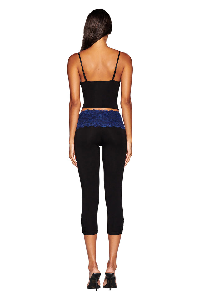 ADELLA TOP - BLACK : FLORAL : BLACK ORCHID
