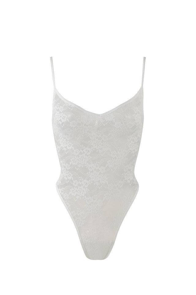 PERLA BODYSUIT - WHITE