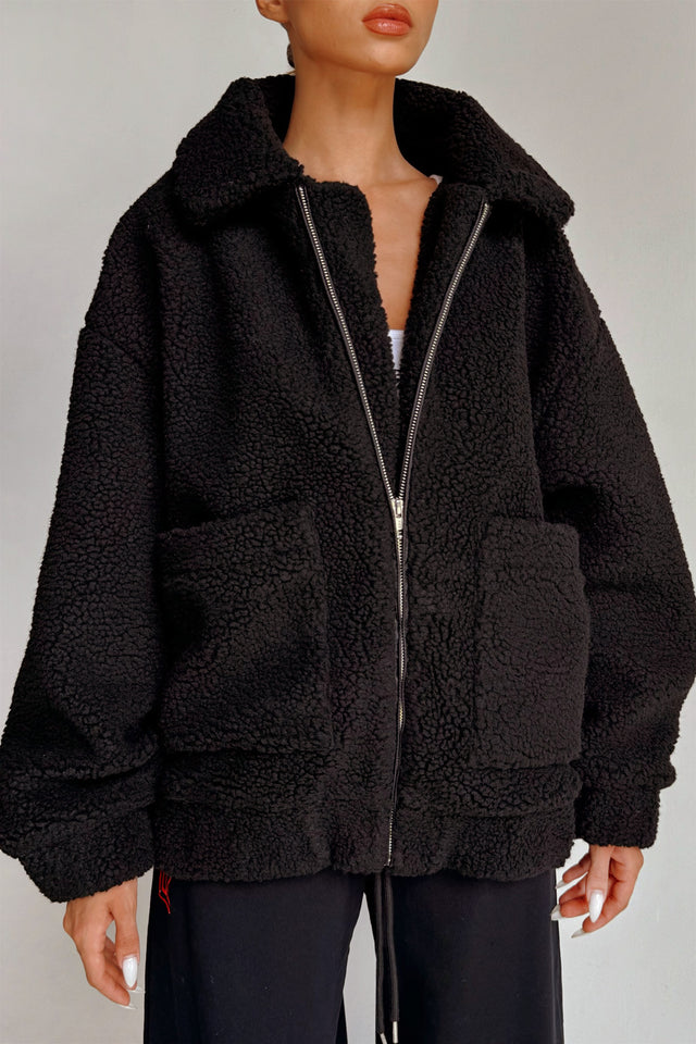 PIXIE COAT - BLACK