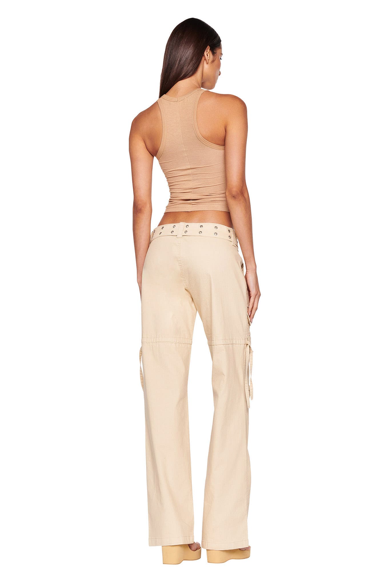 NAIMA CARGO PANT - TAN