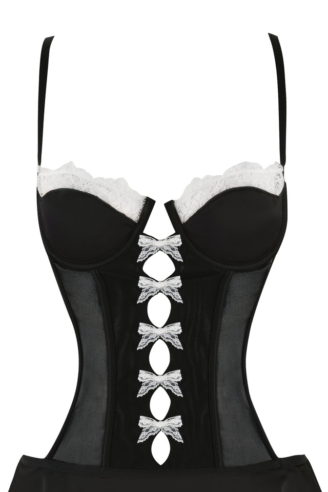 JULIETTE SLIP DRESS - BLACK