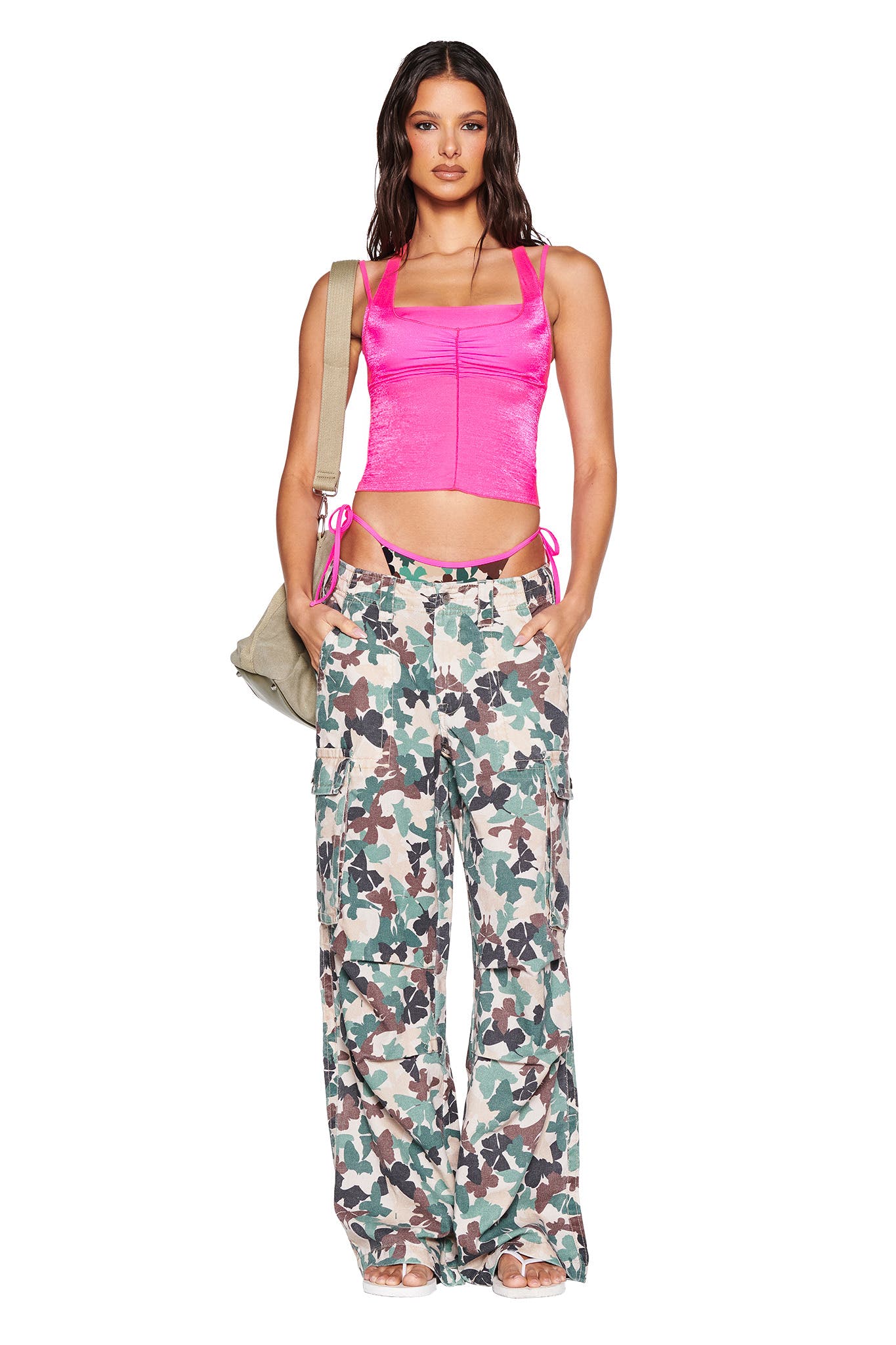 EFFIE CARGO PANT - FLUTTER CAMO