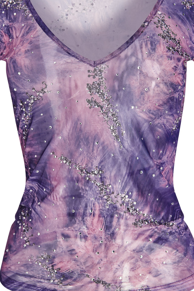 AMARA TOP - PURPLE : PURPLE GLOAM